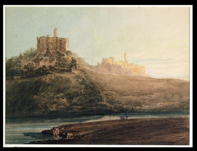 Warkworth Castle, Northumberland, c.1798 by Thomas Girtin